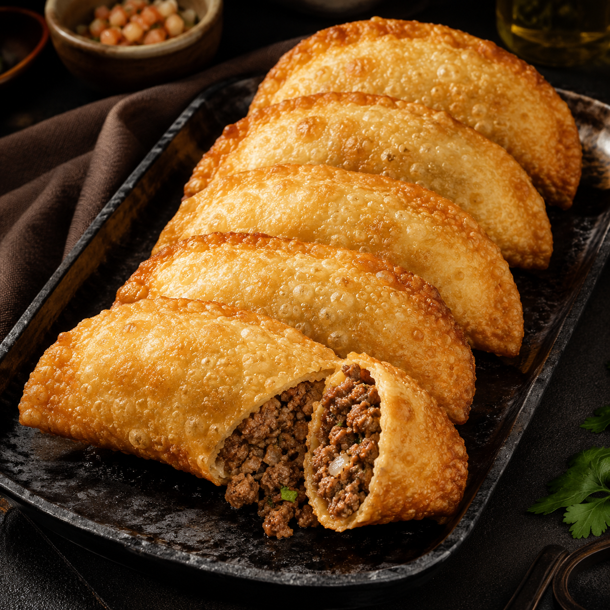 Imagem de Porcao de Pastel de Carne - 6 unidades